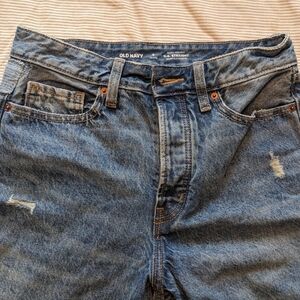 Women's Old Navy Patchwork Blue Denim Jeans